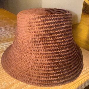 Liz Claiborne  Vintage 1970s Chenille bucket Hat